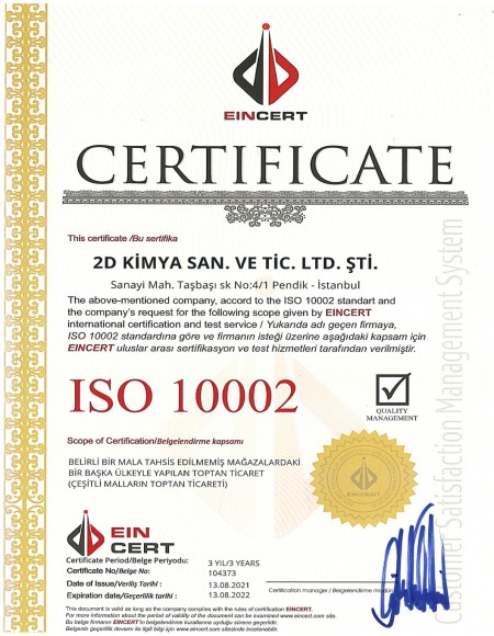 2D Kimya - Plastik Endüstrisi - Renklendiriciler ve Katkı Maddeleri